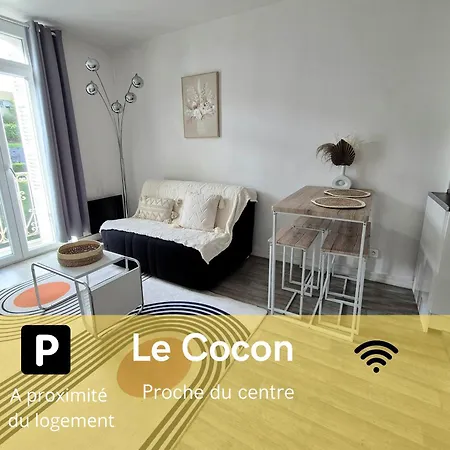 Appartement Le Cocon-t2-proche Du Centre-wifi *